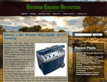 Tablet Screenshot of outdoorchanneloutfitters.com